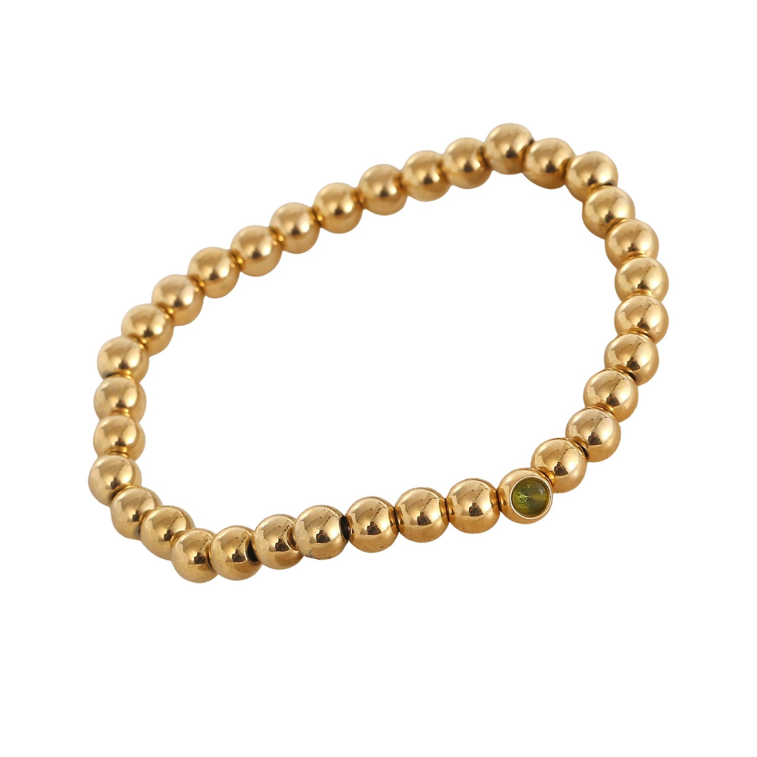Birthstone Beaded Bracelet