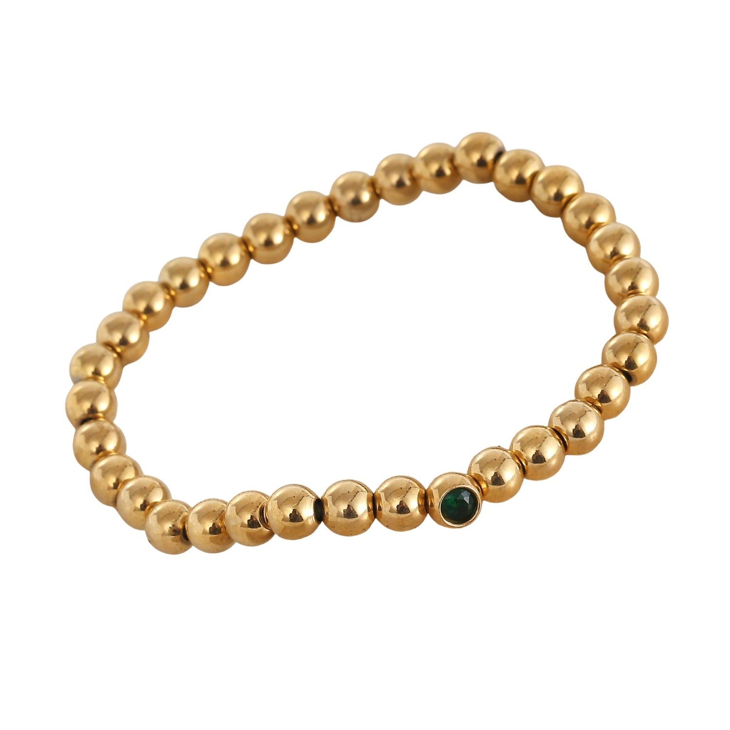 Birthstone Beaded Bracelet