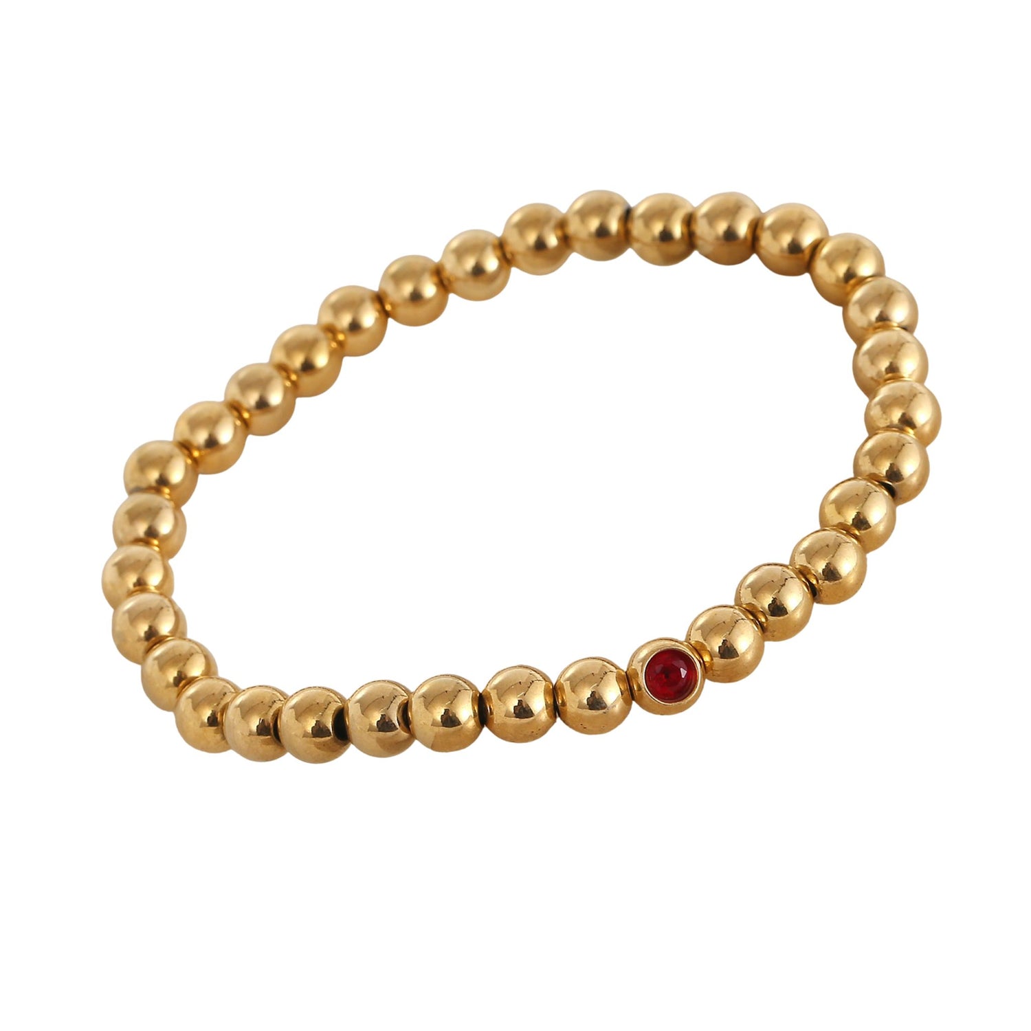 Birthstone Beaded Bracelet