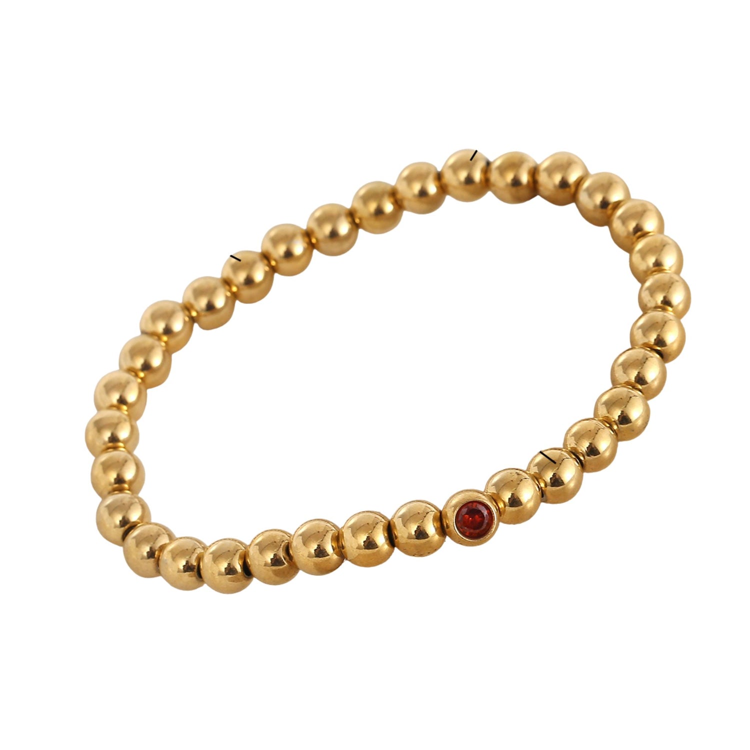 Birthstone Beaded Bracelet